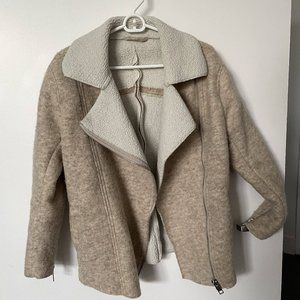 H&M Wool Biker Jacket